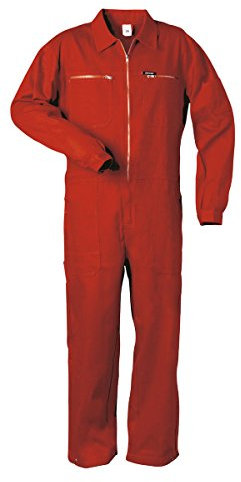 Arbeitsoverall Kombi Overall Arbeitskombi Blaumann Schutzanzug Rallyoverall ROT Gr. 44