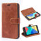 Mulbess Handytasche für Samsung Galaxy A5 2016 Hülle, Ledertasche mit Bookstyle, Standfunktion, Kartenfächern Handyhülle, Vintage Cognac Braun