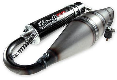Auspuff STAGE6 R1200 für Piaggio New TPH 50cc, NRG, NTT, Sfera, Storm, X, Zip 2 Cat, SP