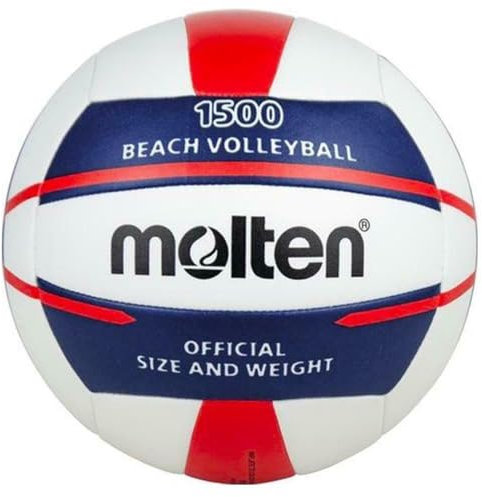 Molten Volleyball-Ball-V5B1500-WN weiß/blau/rot 5