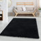Carpetsale24 Shaggy Hochflor Teppich, 120x170 cm, Schwarz, weich, flauschig, modern, einfarbig, Für Wohnzimmer oder Schlafzimmer, für Wohnzimmer Schlafzimmer Flur
