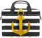 Anchor Laptoptasche mit Griff, 34 - 36,8 cm (13,4 - 14,5 Zoll), Schwarz gestreift