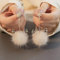 Schmuck Damen, Weihnachten Schneeflocke Lange Quaste Pompon Geweih Hypoallergene Ohrstecker Ohrringe Ohrtropfen Baumelnd Weihnachtsschmuck Für Damen, Herren, Mädchen, Hochzeit, Freunde, Mutter, F