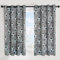 OHS Football Blackout Curtains for Kids Bedroom, Football Thermal Curtains Decorative Summer Winter Soft Modern Insulated Curtain Set, 46x54” - Grey