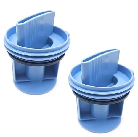 2Pcs Washing Machine Drain Filter 647920 00647920 605010 00605010 For Bo-sch For Sie-me-ns Washing Machine Drain Pump Fluff Filter