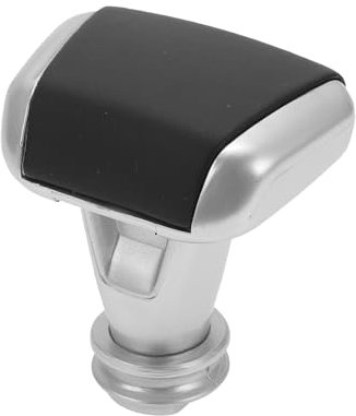 TUCKBOLD Pomo De Cambio Automático Para Mercedes-Benz Clase C | Palanca De Cambios Delantera De Caja De Cambios Automática En Tono Negro Y Plateado De Plástico Y Cuero Sintético 1 Pc