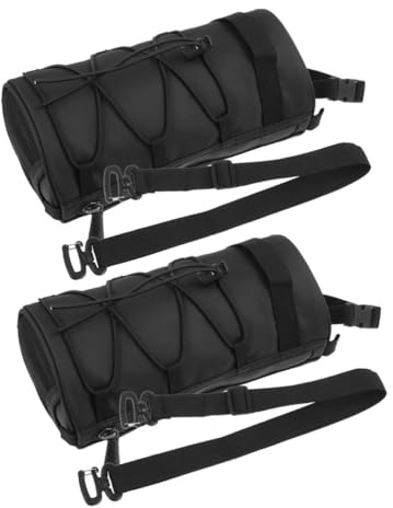 HEALEEP 2 Stück-pack Fronttasche Für Mountainbike Und Motorrad Mit Verstellbaren Lenkergurten Leichte Nylon Vordertasche Für Outdoor Radtouren