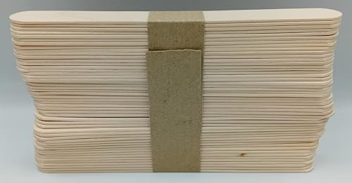 Wooden Tongue Depressor, Waxing Spatula, Tattoo Wax Stick, Medical 15cm pk 50