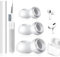 Almohadilla de Repuesto Compatible con Airpods Pro y Airpods Pro 2 Ear Tips con Orificio de Reducción de Ruido, Auriculares Almohadillas de Silicona (S/M/L) 3 Pares