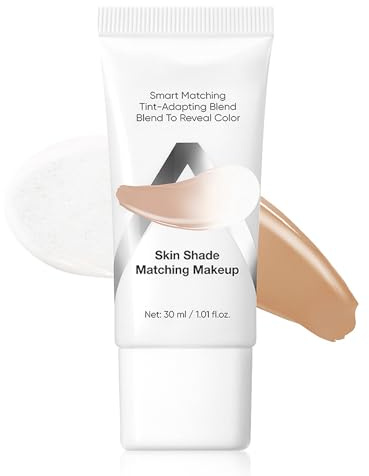 Color Changing Foundation LSF 15, Farbwechselndes Getönte Tagescreme, Feuchtigkeits & Wasserfest CC Cream, Atmungsaktives & Leichtgewicht Concealer, Langlebig Tinted Moisturiser, Gleichmäßige Hautton