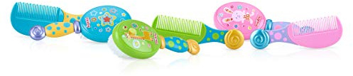 Nuby Brush and Comb Set, Colors May Vary