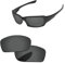 PapaViva Ersatzlinsen für for Oakley Fives Squared Schwarz Grau - Polarisiert