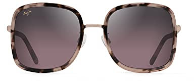 Maui Jim Unisex Sunglasses, Rose pua pink Tortoise w, Unica