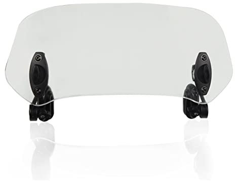 Motorrad Windabweiser Für Suzuki Für Burgman 650 400 125 200 AN650 AN400 AN125 AN200 Motorrad Frontscheibe Einstellbarer Spoiler Deflektor (Farbe : 4)