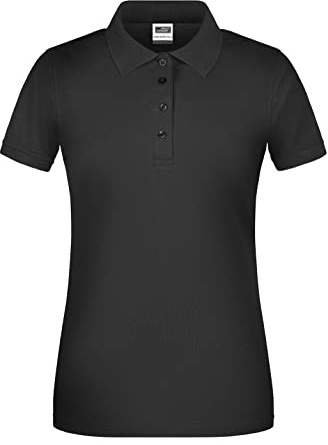 James & Nicholson Damen Bio Workwear Polo - Leicht tailliertes Poloshirt für Beruf & Freizeit