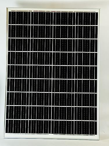 edi-tronic 12V Solarmodul 100 W Solarpanel Solarzelle Monokristallin Solar mit 36 Zellen