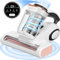 JIGOO J300 Aspirateur à ultrasons avec capteur d'acariens 500 W avec lumière UV et Affichage LED Intelligent, pour Les Personnes allergiques, élimine 99,9% des allergènes des Matelas, Lits et canapés
