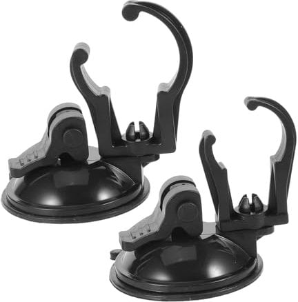 DOITOOL 2pcs Aquarium Light Holders Cup Clips for Fish Tank Lighting Easy Installation Reusable Mounting Brackets for Aquariums and Led Light Tubes