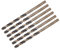 sourcing map 6pcs Jobber Drill Bits 3.5mm (0.138) Black Nitride & Gold Titanium Coated M2 High Speed Steel (HSS) Twist Drill Bits for Stainless Steel Aluminum Alloy Metal