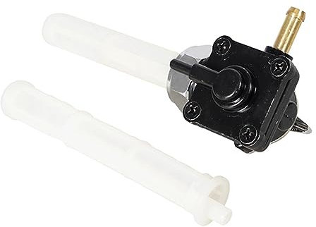 SIKUAI Valvola del carburante con leva a vite adatta per Harley FLST FXST FLT FXD 1995-2001 Sostituire 61338-94D