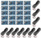GTIWUNG 20Pcs Micro USB 18650 Lithium Battery Charger Module Li-ion Charging Board +10Pcs 18650 Battery Holder Case with Lead Wire Bundle