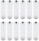 12 Pcs Battery Holder Converter Transparent Batteries Holder Switcher for AAA to AA Size Emergency Situations