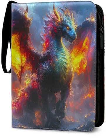 Sammelalbum für Pokemon Karten,50 Seiten 900 Taschen Sammelkarten Album Groß,PU Tragbar Tragbarer wasserdichter Kartenhalter Card Collection Sammelheft, Geschenk für Kinder,50 Pcs Seiten