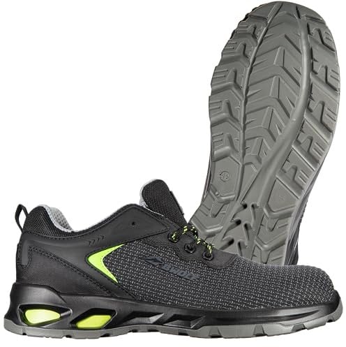 BWOLF Skyler S3S Arbeitsschuhe Herren S3S Sicherheitsschuhe Herren S3 wasserdicht, rutschhemmend 4x4 Grip Tech, Ergo Sohlen (Schwarz, EU Schuhgrößensystem, Erwachsene, Numerisch, M, 43)