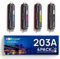 GPC IMAGE 203A Toner Kompatible für HP 203X 203A Toner Set für HP M281fdw Toner M254dw M254nw M280nw M281fdn M254dn M254 M281cdw M281 M281fdw CF540A CF540X CF541A CF542A CF543A (4er-Pack)