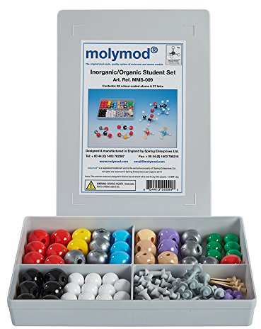Molymod MMS-009 Inorganic/Organic Chemistry Molecular Model, Student Set (52 atom parts)