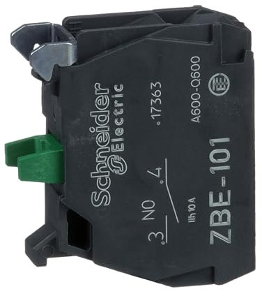 Schneider Electric Harmony XB4 und XB5 Hilfsschalter, Kontaktblock, Schraubklemme, 1S, 22mm, 30mm, Artikelnummer ZBE101