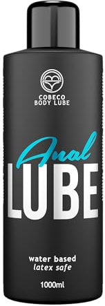 Cobeco Schmierstoffe Licks Anal-Gleitmittel auf Wasserbasis, Durchsichtig, 1000 ml