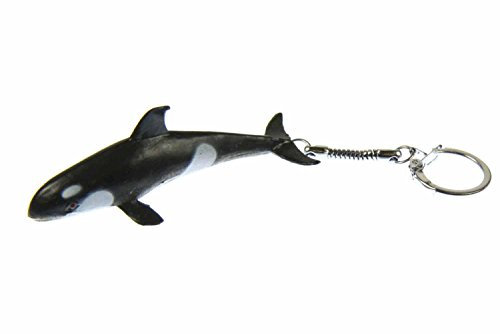 Miniblings Orka Schlüsselanhänger Orca Schwertwal Killerwal Baby - Handmade Modeschmuck I I Anhänger Schlüsselring Schlüsselband Keyring