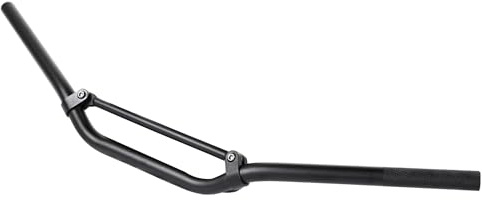 Motocross Handlebar Universal MX Off Road Bar 6061 T6 Aluminium Shot Peen Braced Bar 22.2mm Clamp Section (Black)