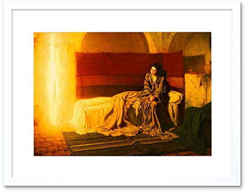 Wee Blue Coo Tanner The Annunciation Framed Wall Art Print