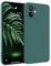 MyGadget Case for iPhone 12 Mini - Cover Ultra Thin TPU - Soft Touch Rubber & Anti-Scratch Shell - Flexible Silicone - Matte Olive Green