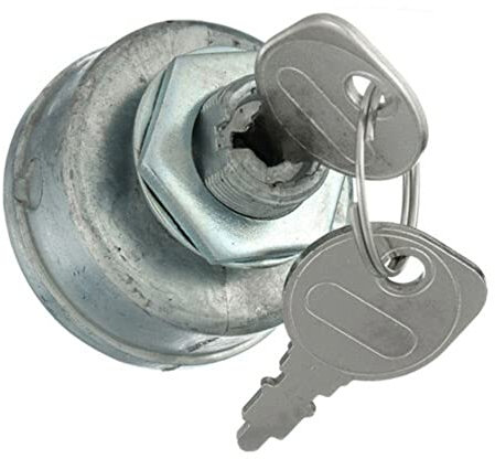 SPORTARC Zündschalter Rasenmäher Ersatzteil, Zündstarter Schalter und Schlüssel passend für 725-0267A Ride On Traktor Mäher 0945-4