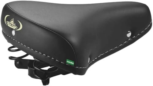 Sattel Vintage MonteGrappa Holland aus Kunstleder mit Doppelfeder MOD 07/F.