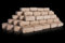 Kifer Holzbriketts für Kamin Ofen 60KG Brennholz Heizbrikett - 19-20 Mj/KG - aus sauber Sägemehl - umweltfreundlich - wirtschaftlich
