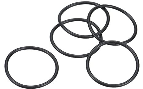 PATIKIL 20Stk Dichtungsringe O-Ringe Gummidichtung 34mm AD 30mm ID 2mm Dicke Nitrilgummi Unterlegscheibe Dichtungssatz Gummischeiben für Auto Klimaanlage Wasserhahn Rohr Schwarz