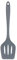 Tala Silicone Slotted Turner in Grey Colour, Heat Resistant up to 240 Degrees and Ideal for Serving All tasks of Sauces and Soups, Ideal to use with Non-Stick cookware, Dishwasher Safe