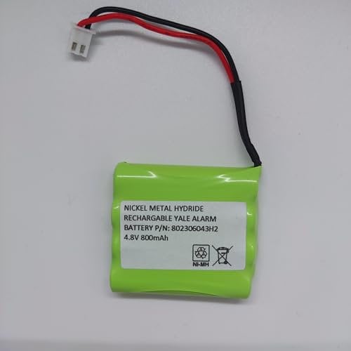 Replacement Battery Designed to fit Yale Smart Hub Alarm Back Up Battery SR-HUB SYNC IA 802306043H2