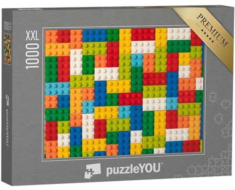 Puzzle 1000 Teile XXL „Bunte Bauklötze“