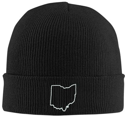 mutakin Hundemütze, Wintermütze, Beanie, Manschette, Wintermütze, Totenkopf, Uhrenkappe, Fischermütze, für Damen und Herren, Ohio, M/Einheitsgröße