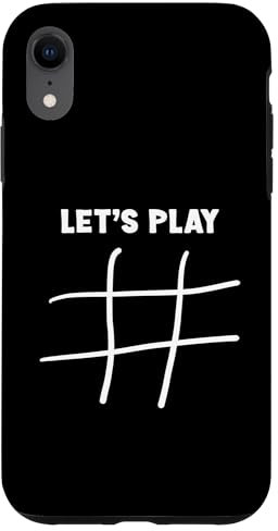 Hülle für iPhone XR Lass uns Tic Tac Toe Noughts and Crosses Gamers spielen