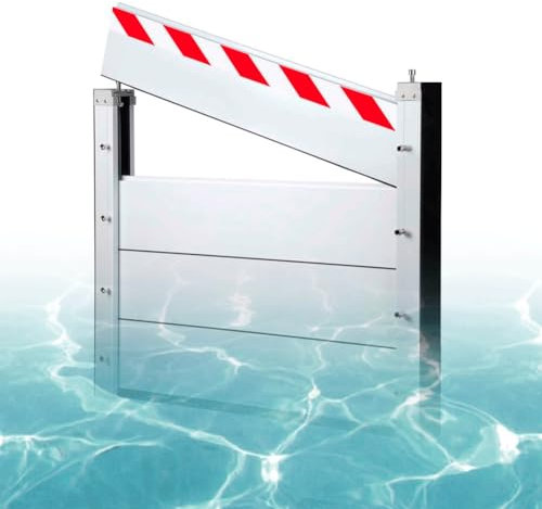 Hochwasserschutz Kellerfenster, Hochwasserschutz Bei Türen, Hochwasserschutz Barriere Tur, Mobile Hochwasserschutz Barriere Tür, Wiederverwendbare Hochwasserschutzbarriere Aus Aluminium HXQSL(5.2x3.9f