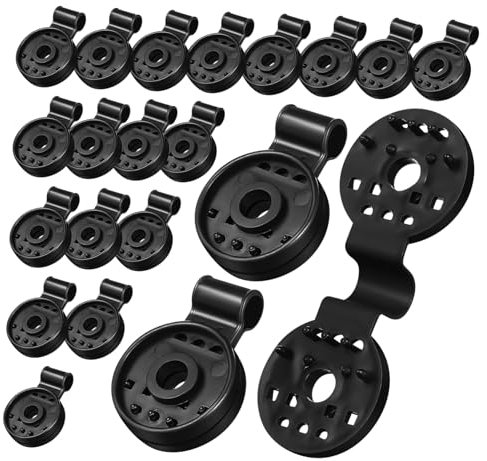 UKCOCO Lot de 50 Pinces pour Toile d 39 Ombrage Fixations pour Jardin Clips Robustes Et Utilisation Facile Construction Solide