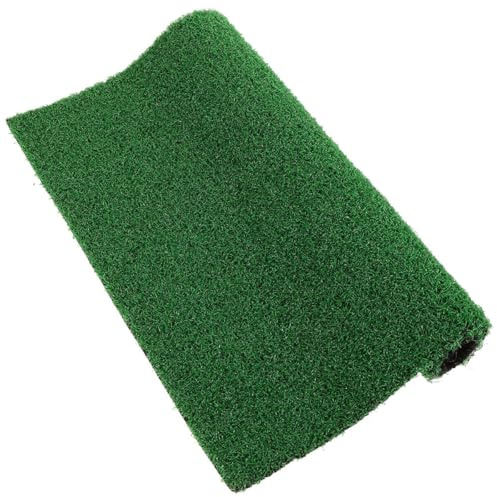 PRETYZOOM Artificial Grass Plastic Material with Easy Assembly Turtle Basking Platform Floating Island Ramp Green Simulation Grass Turf for Aquarium and Reptile Flowerpot Mat