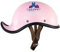 Classic Aperto Casco da Moto Portatile Mezzi Caschi retrò Casco Scodella Moto Casco Casco Berretto da Baseball di Moda Certificazione ECE Unisex Crash Helmet Motorcycle A,58~61cm,Rosa,L
