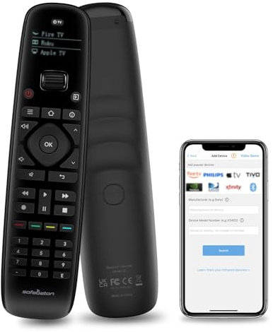 SofaBaton U2 Universal Remote Control - Smart Universal Remote with APP for TV DVD STB Projector Compatible with Samsung LG Netflix SKY Q